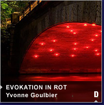 Dauerinstallation: Evokation in Rot