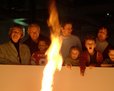 Der Feuertornado - mit gut vier Metern einer der größten weltweit (Foto: phæno/Lars Landmann)