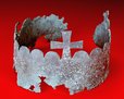 Grabkrone der Kaiserin Richenza (+1141) aus Blei aus dem Jahre 1141
